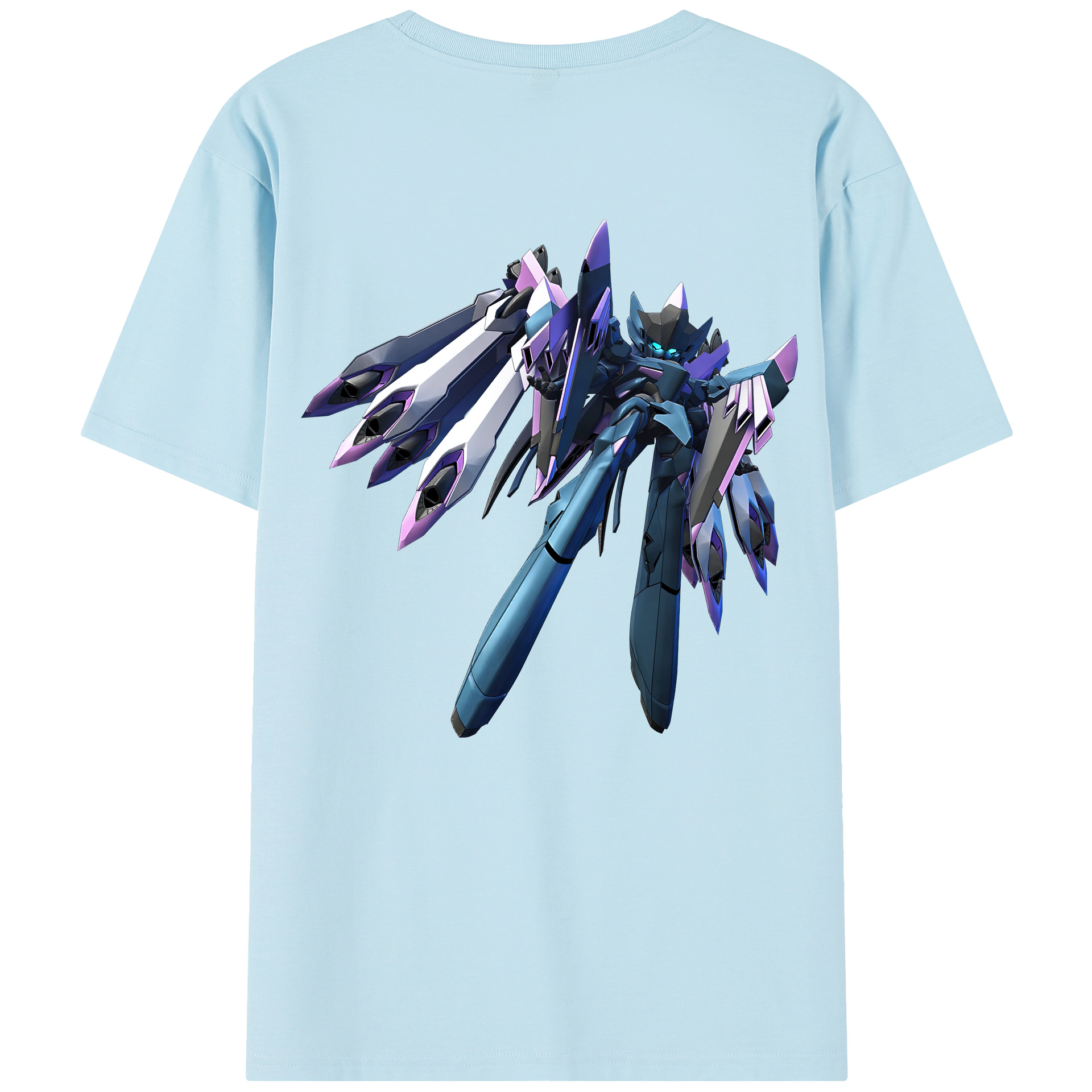 （画像用） 機動戦士ガンダム Mobile Suit Gundam 綿100％半袖Tシャツ（背面プリント）